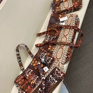 NWT~Marie Osmond Bohemia Travel Set Includes Lg Tote, Duffel, and Lg Makeup Bag